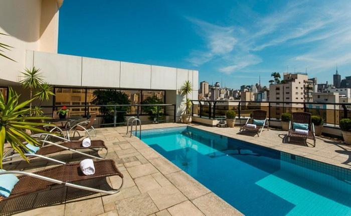 Jardins Transamerica By Mob Inn - Piscina - Academia - Ac - Wifi - Vaga São Paulo Exteriör bild